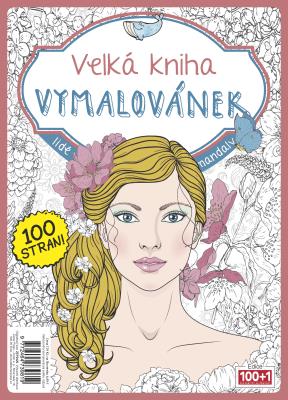 Velká kniha vymalovánek - světle růžová