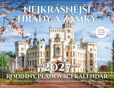 Nejkrásnější hrady a zámky - Rodinný plánovací kalendář 2027