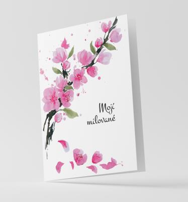 Přání - Orchidej Mojí milované